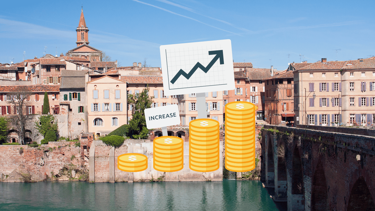 ville d'albi hausse des prix